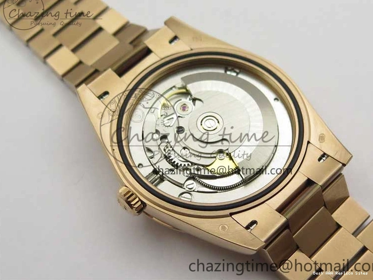 Best AAA Replica Sites A 228239 New 904 Dial on 40mm RG President QuickDry Dial BP Brown 2824 Bracelet Roman Day-Date RG Version 0110